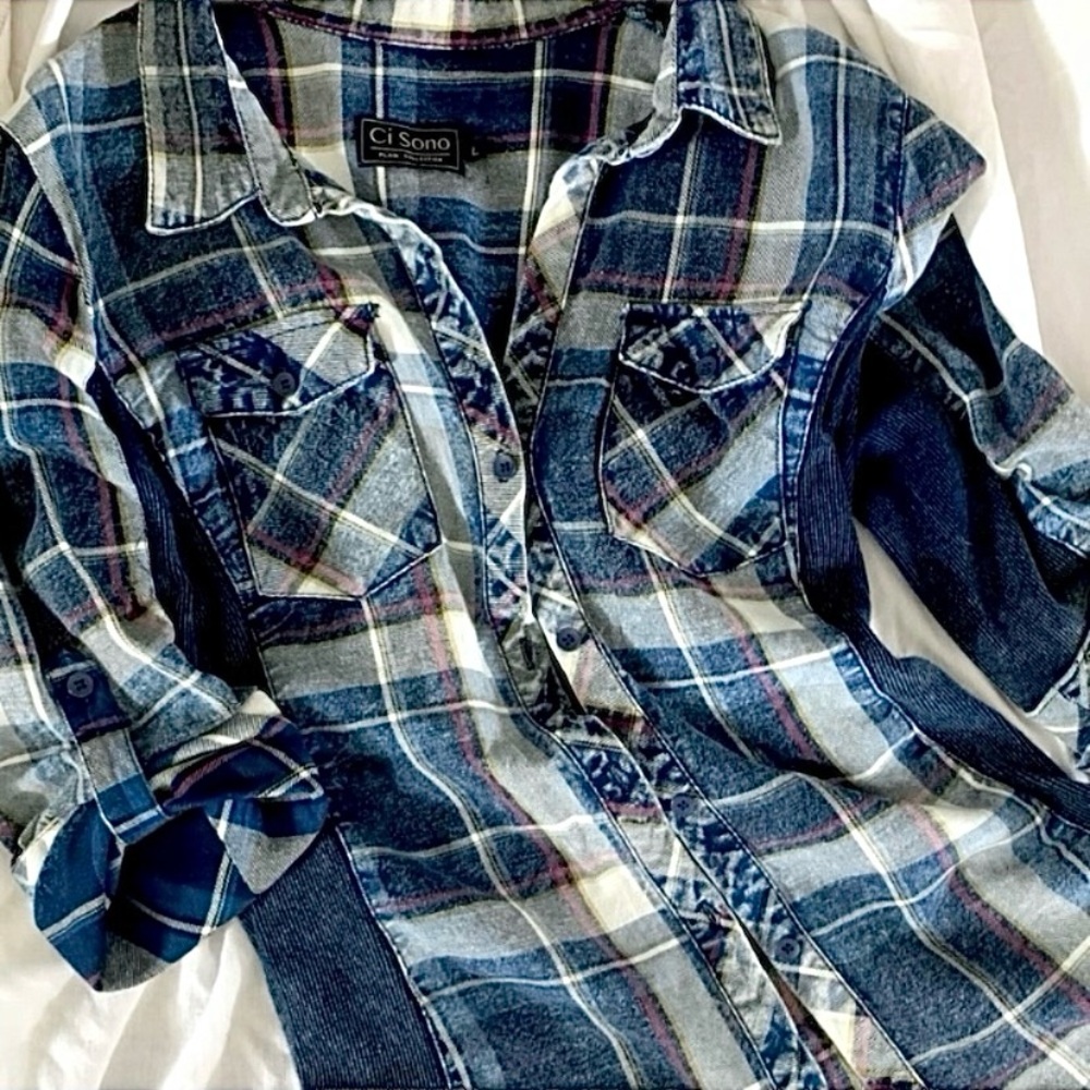 Ci Sono Plaid Collection Shirt